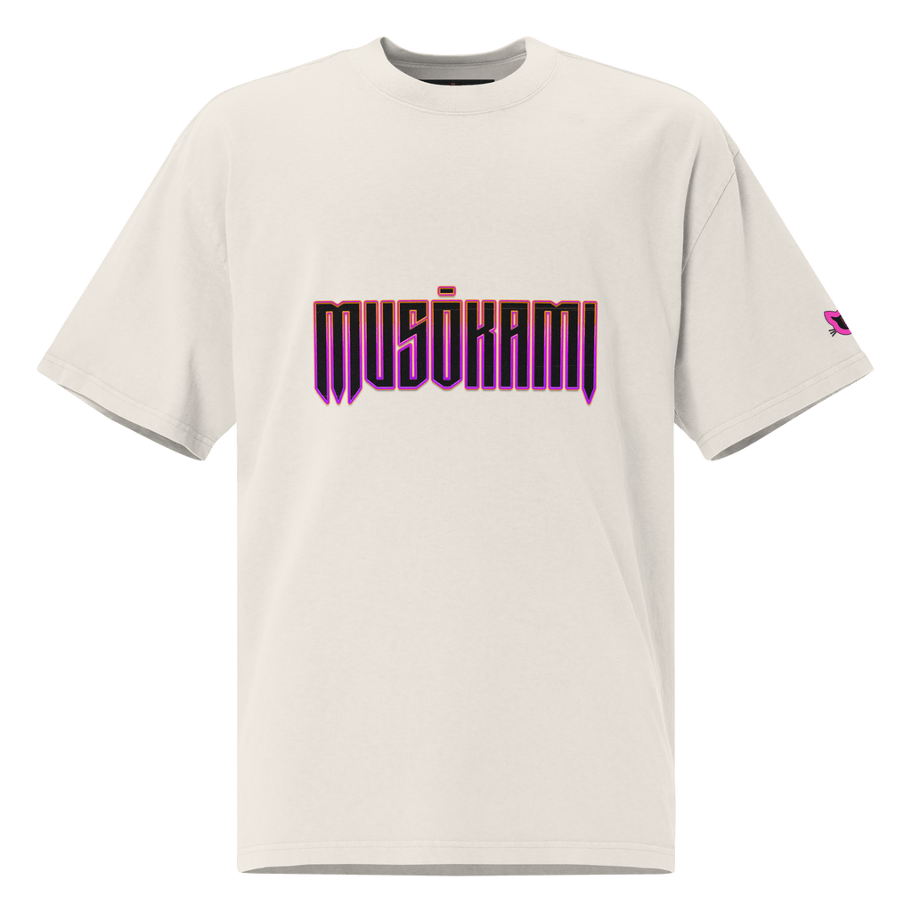 CAT MAGICK OVERSIZED FADED TEE - MUSOKAMI