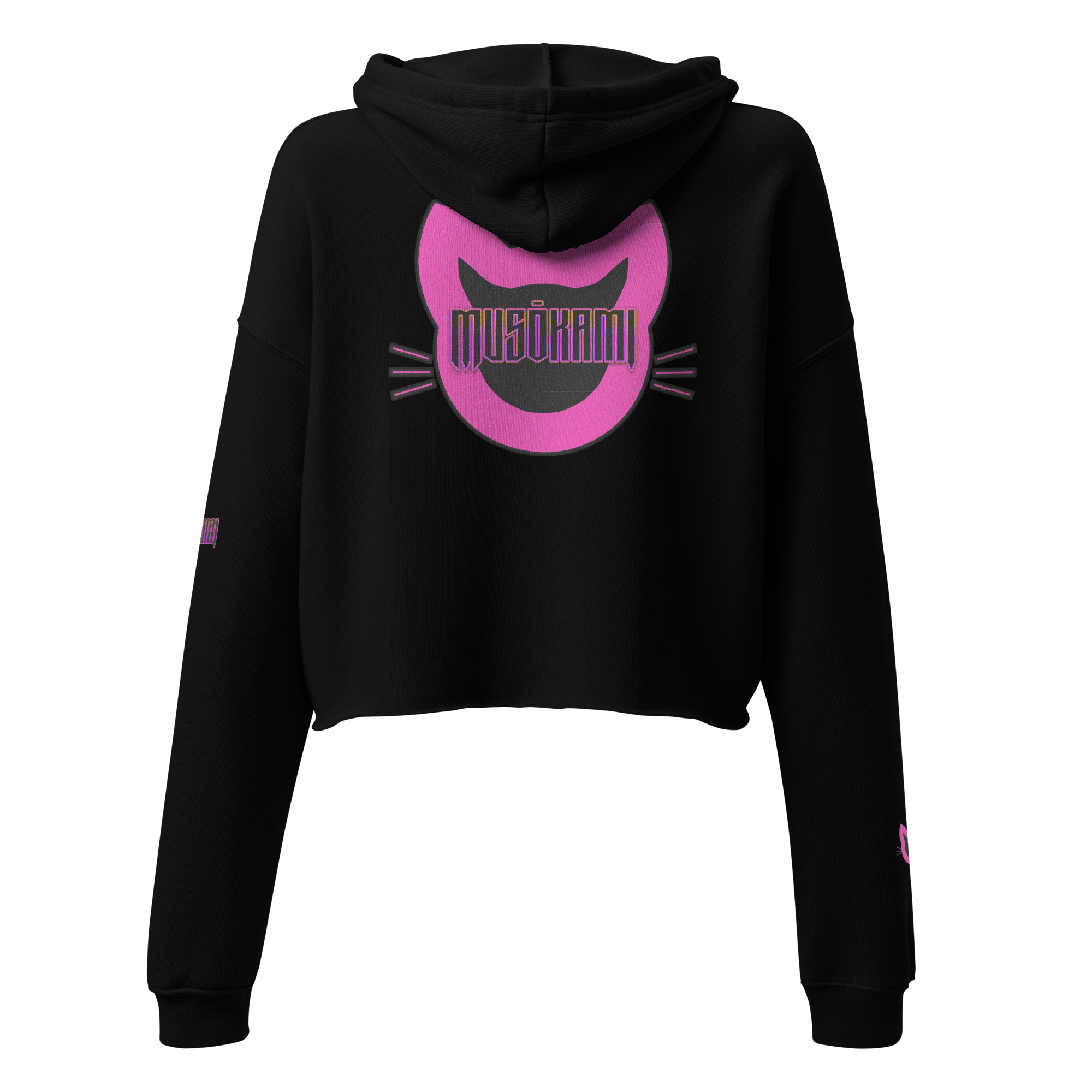 CAT MAGICK CROP HOODIE - MUSOKAMI