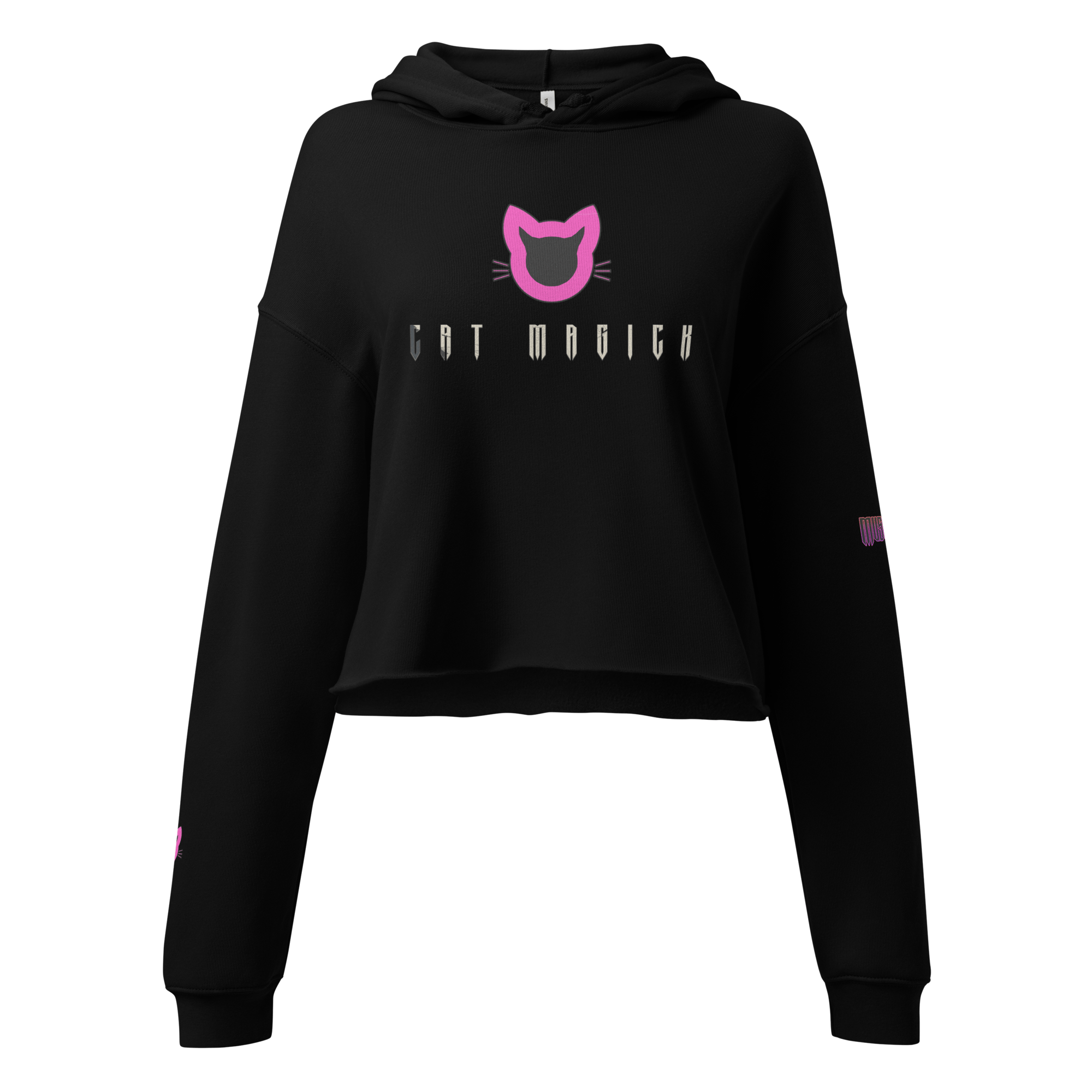 CAT MAGICK CROP HOODIE - MUSOKAMI